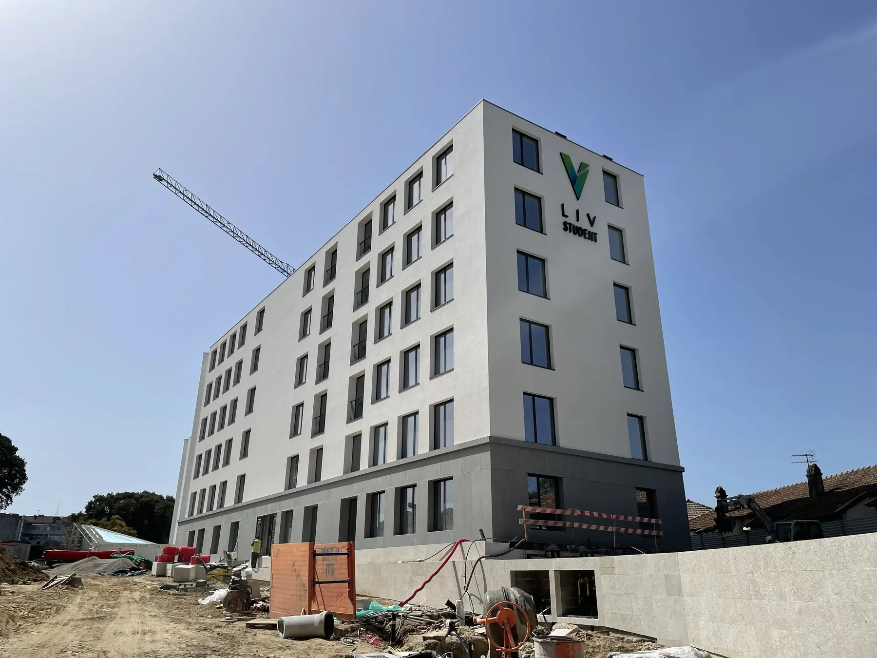 Porto Campus Street student residence under construction